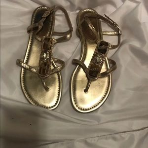 Antonio Melani Size 10 Gold strappy Sandal